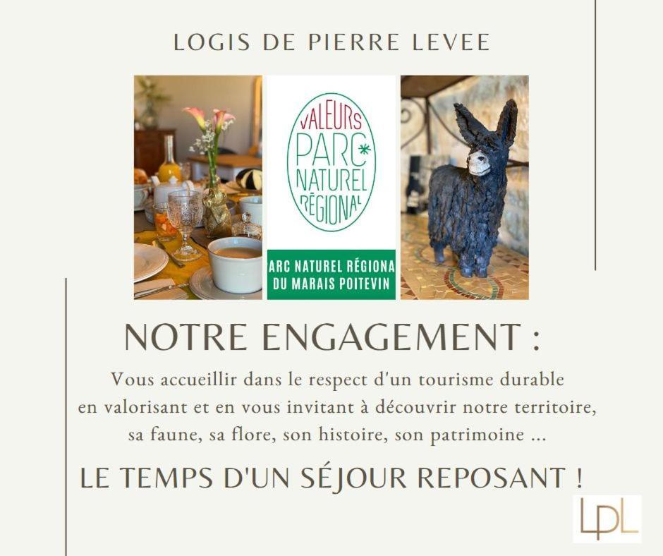 Logis De Pierre Levee Bed & Breakfast Bessines Eksteriør bilde