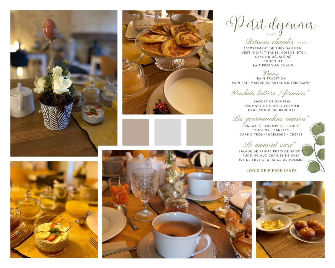 Logis De Pierre Levee Bed & Breakfast Bessines Eksteriør bilde